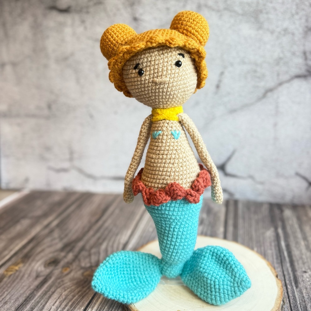 Handcrafted Mermaid Doll Crochet Amigurumi